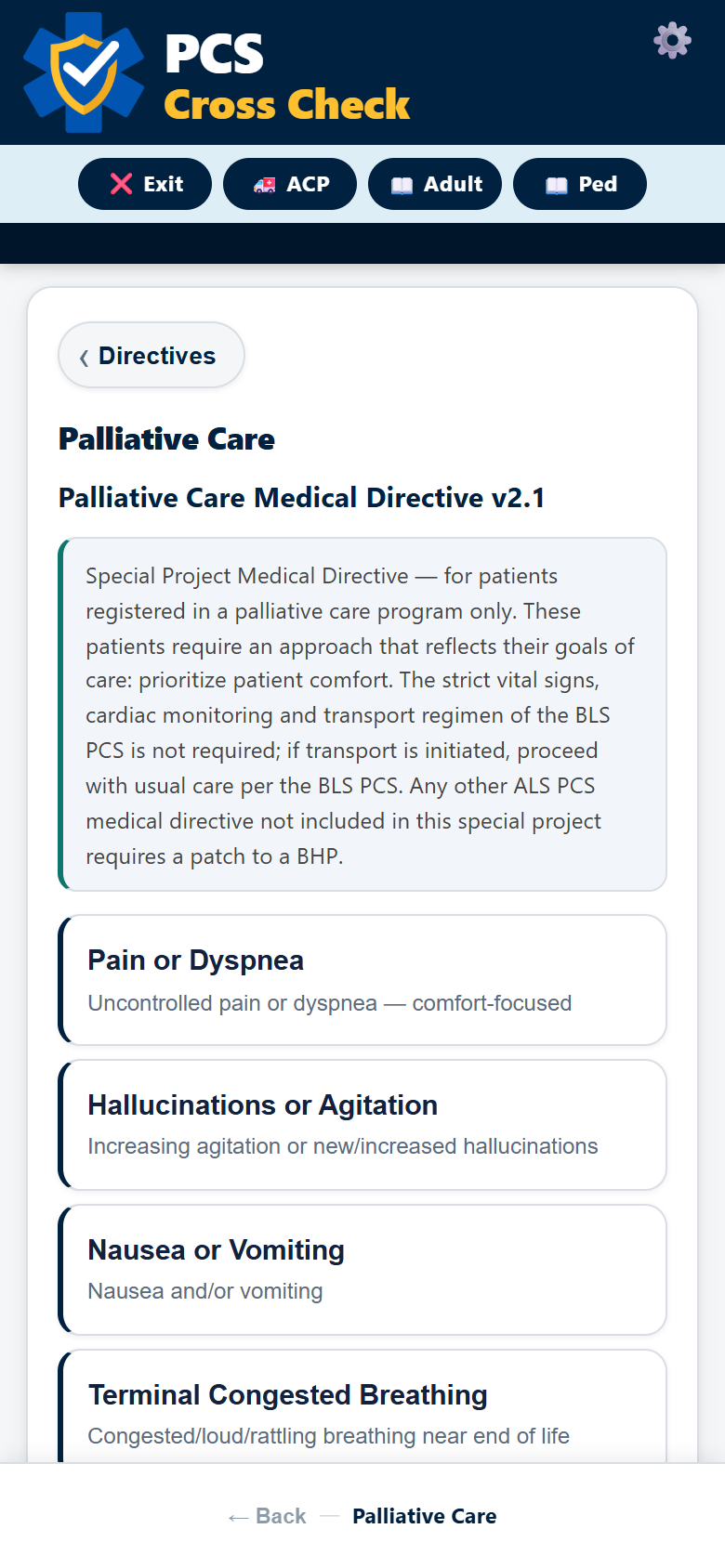 Palliative Care hub